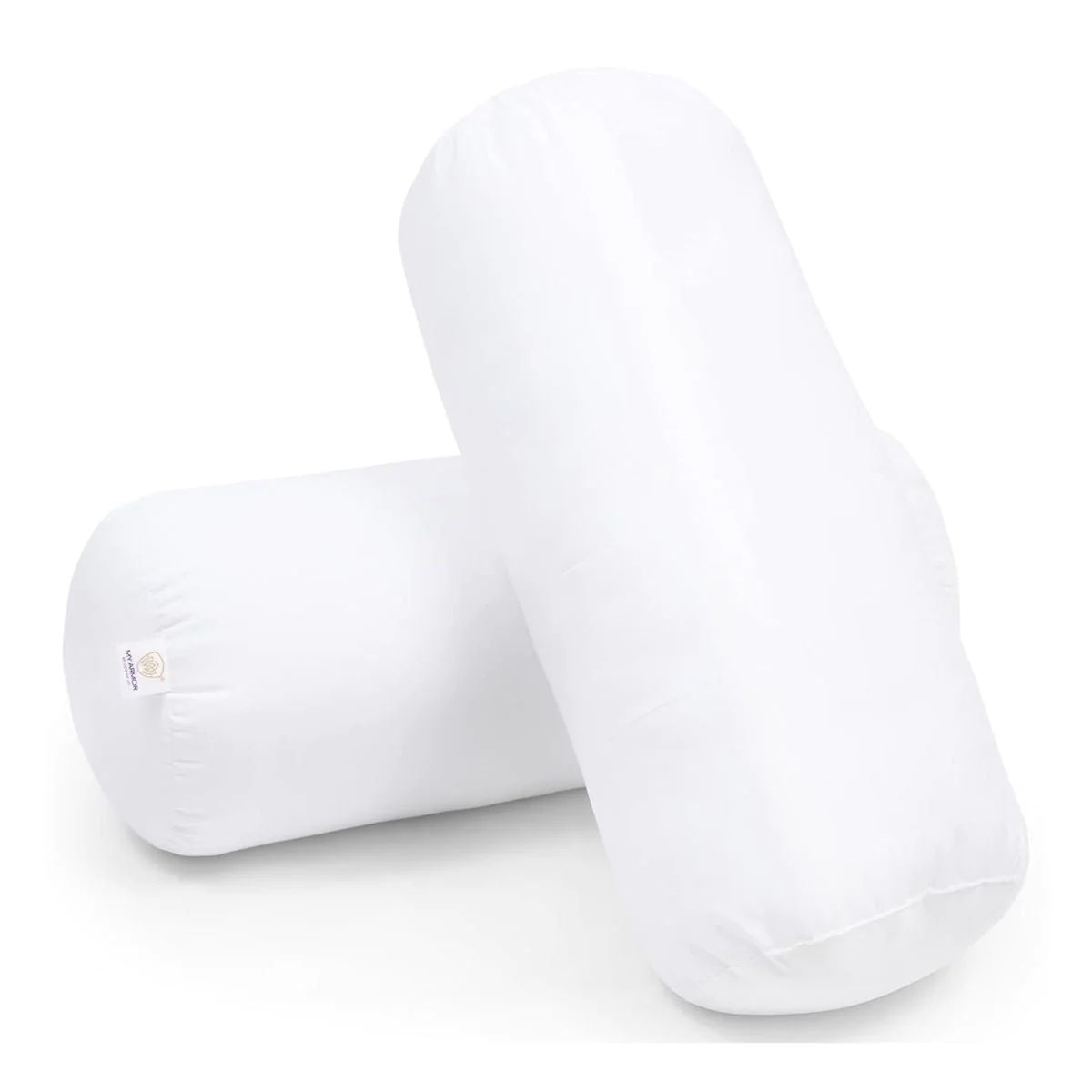 Bolster Pillows 2Pcs (White)