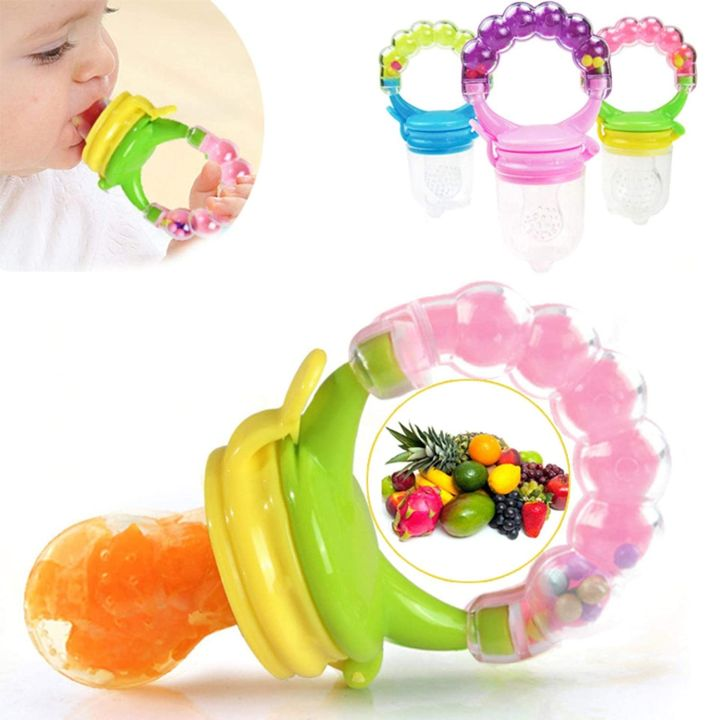 Baby Fruit Feeder With Rattle
