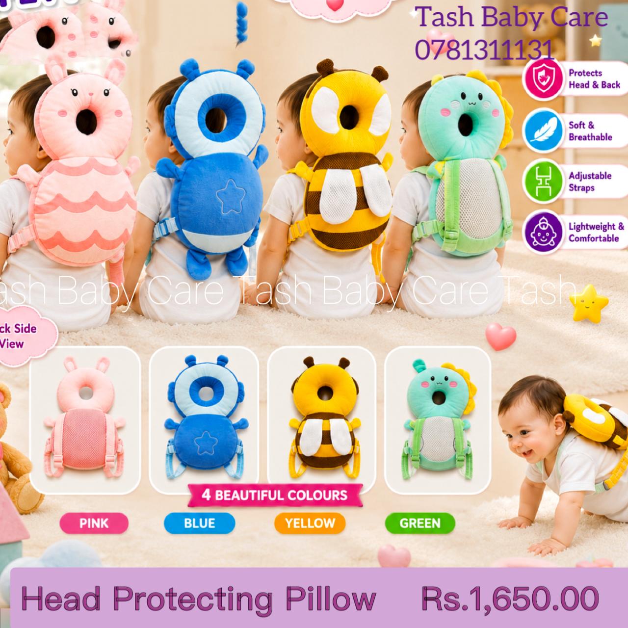 Cute Animal Design Baby Head Protector Pillow