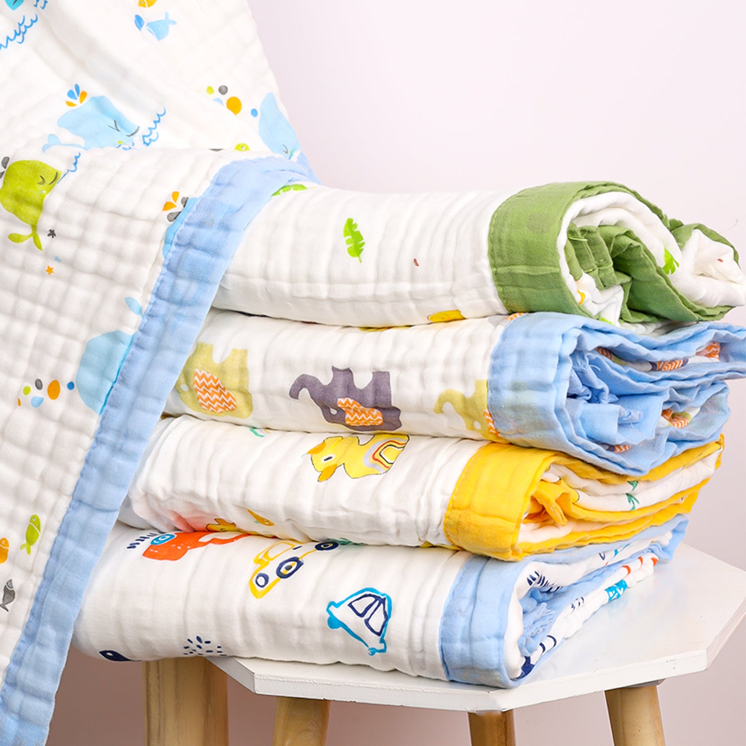 6 Layer Muslin Swaddle Blanket