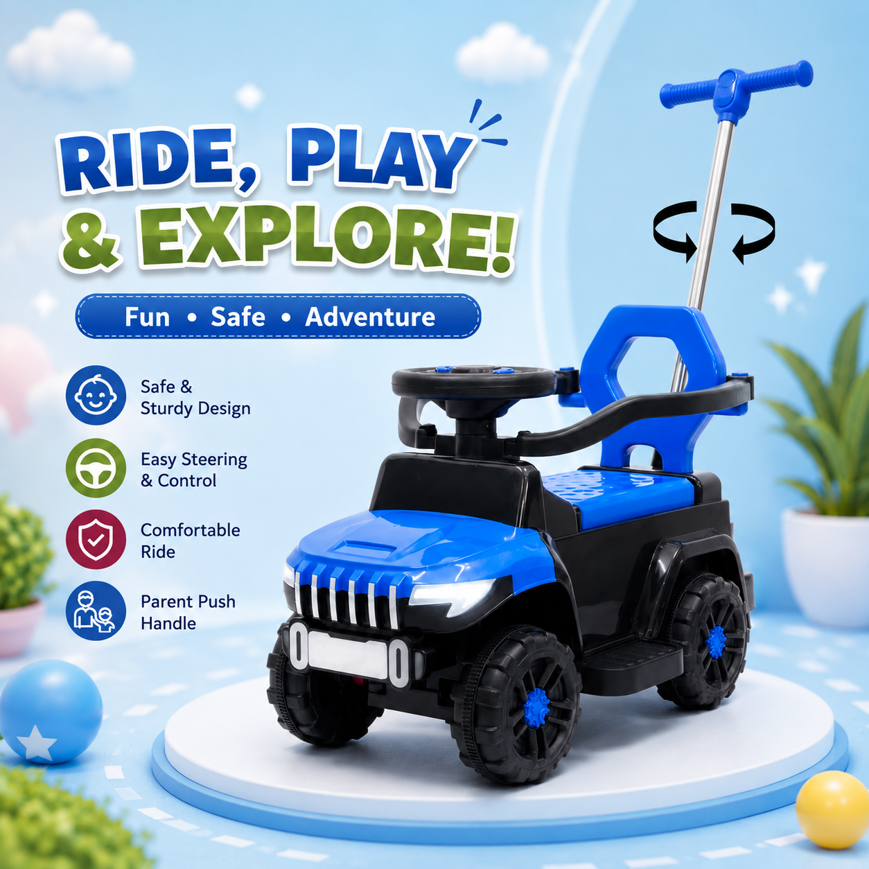 Tolo Car With Handle 002