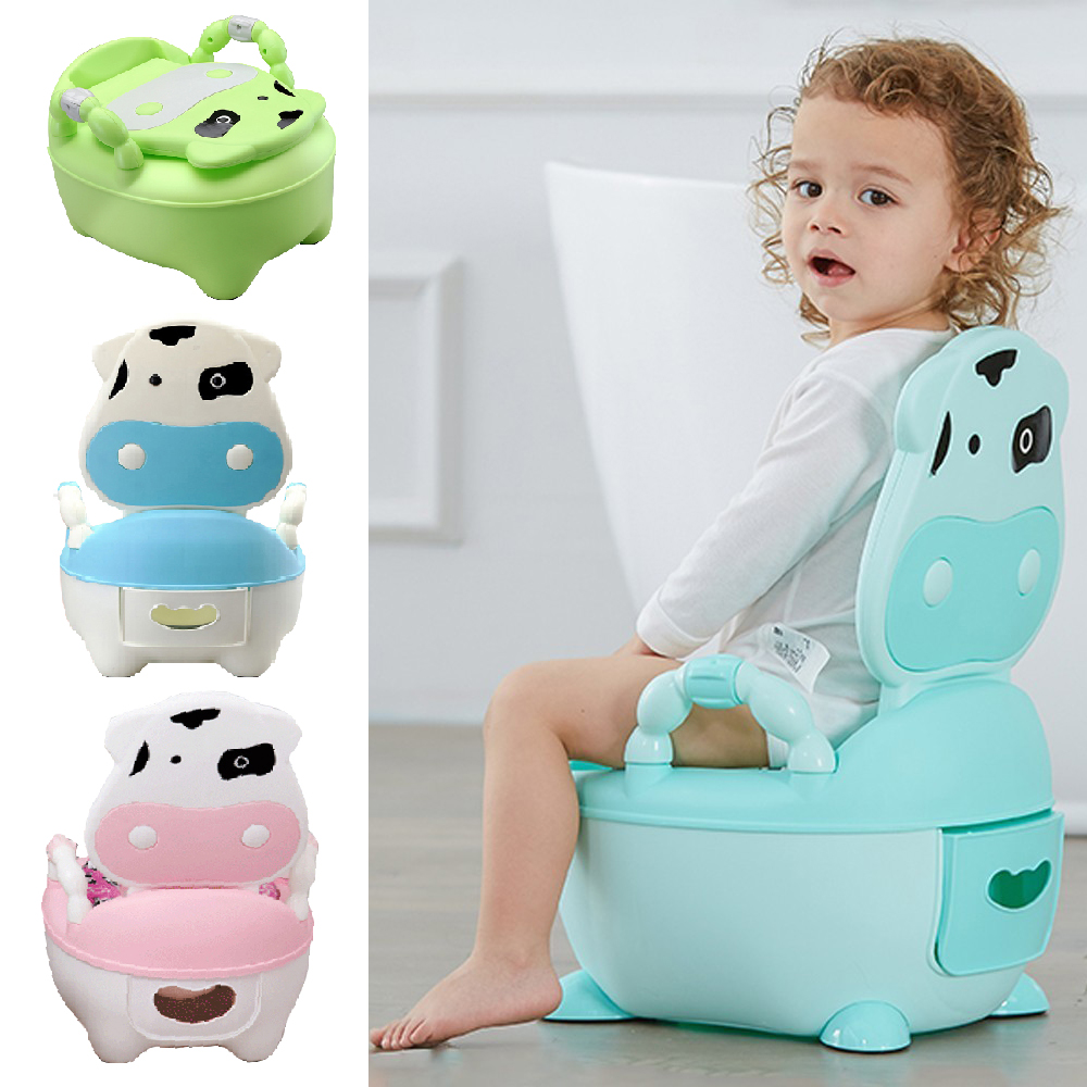 Cow Design Portable Potty Training Toilet Seat