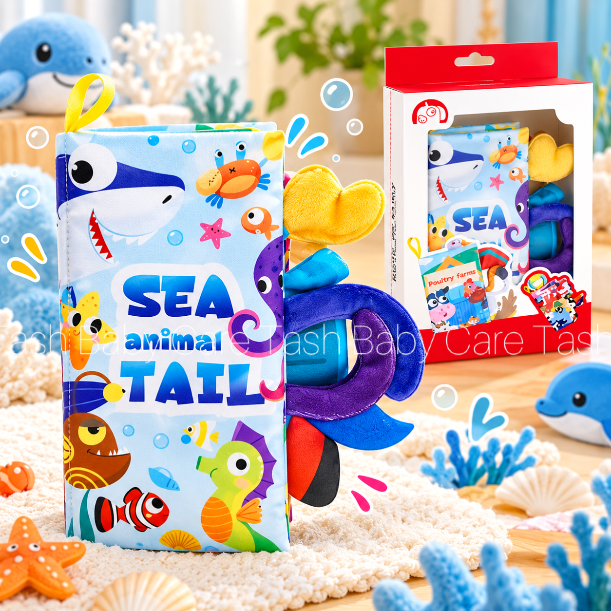 Baby Soft Tail Cloth Books