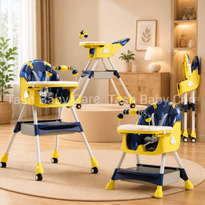 Adjustable High Chair With Rocker