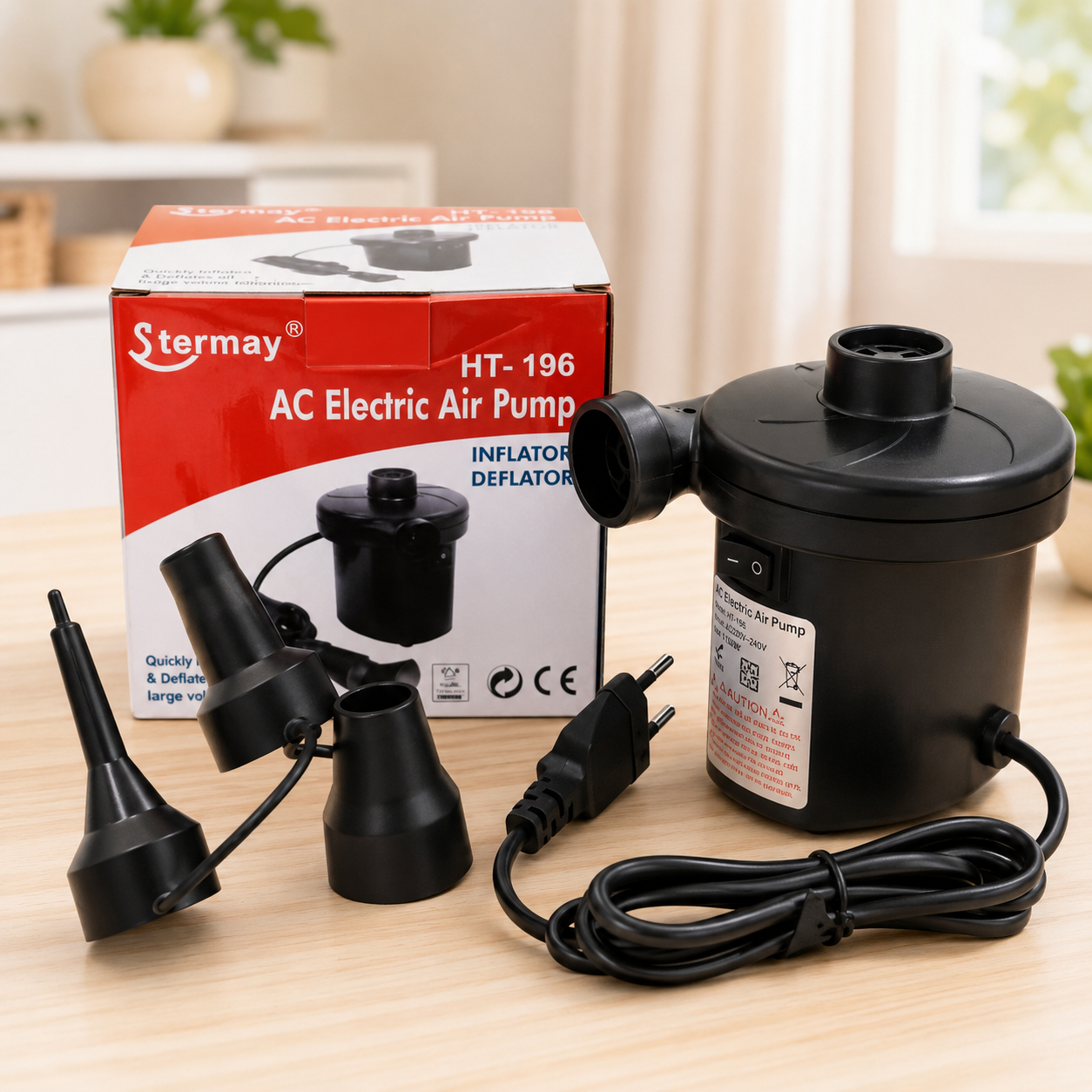 Rechargeable Air Pump For Pools, Inflatable Beds, Sofas