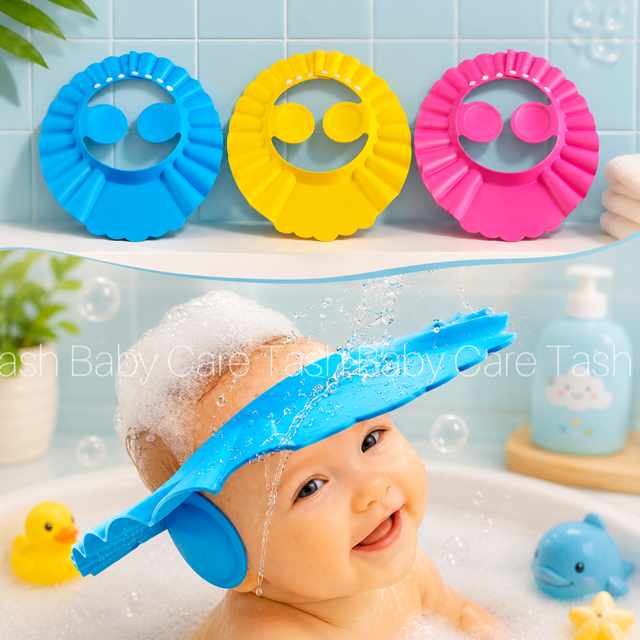 Adjustable Baby Shower Cap