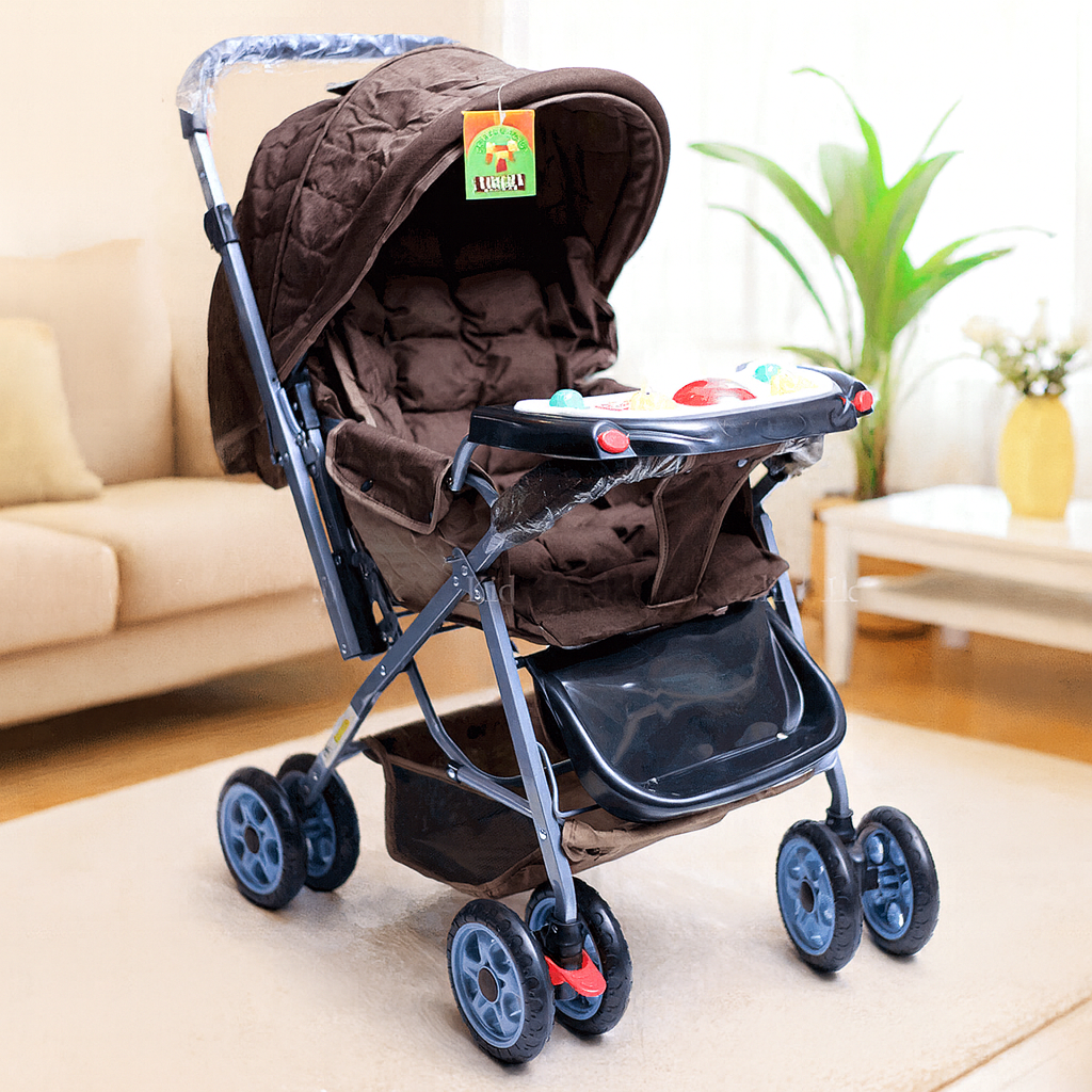 Foldable Stroller For Baby With Music Boad
