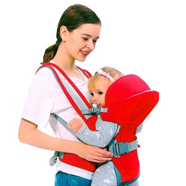 Multifunctional 4 In 1 Baby Carrier (Red)