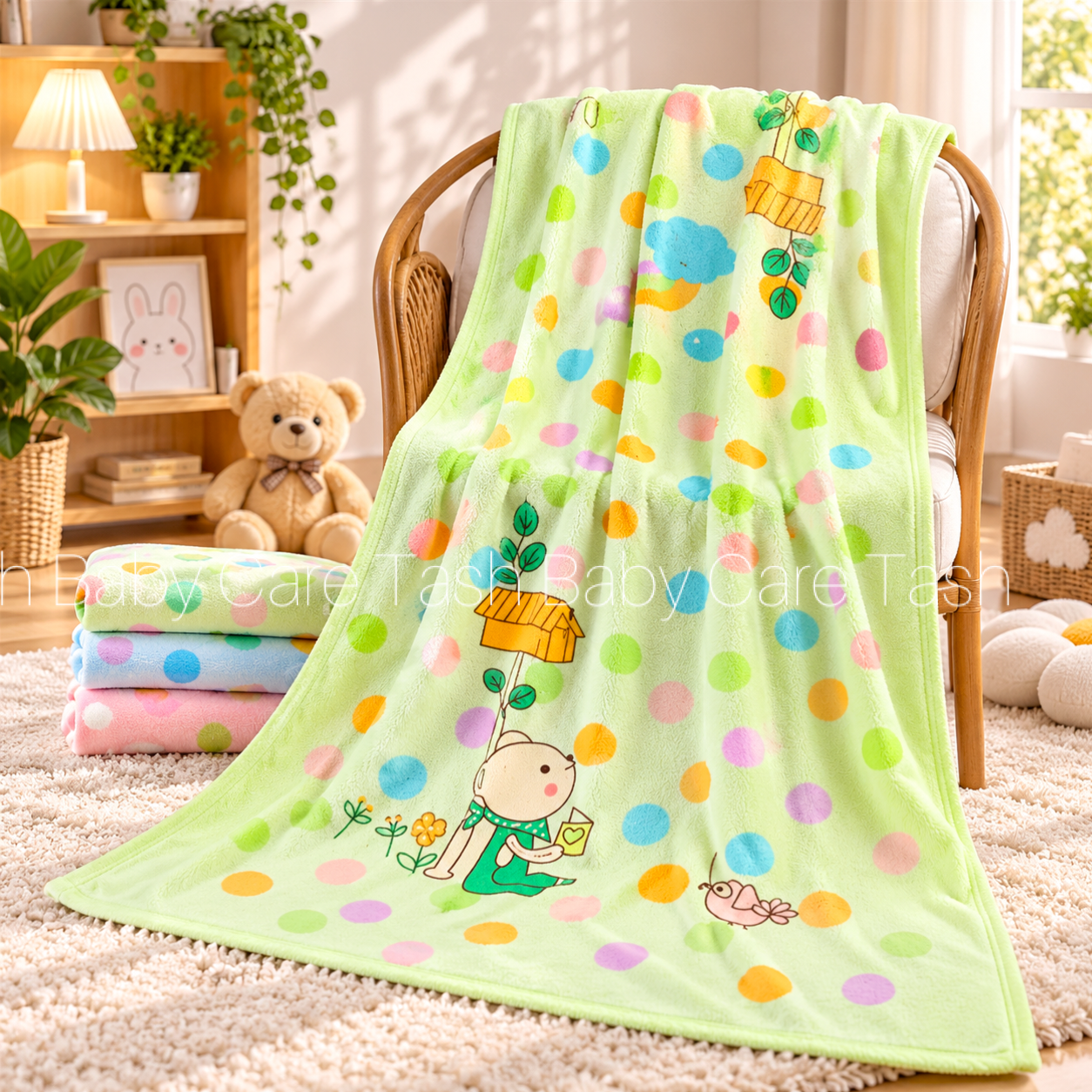 Baby Bath Towel Multicolor