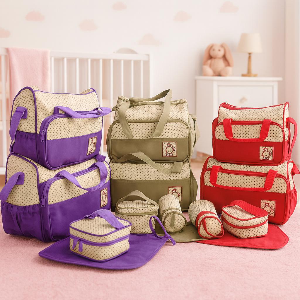 5pcs Mother’s Maternity Bag / Diaper Bag Sets
